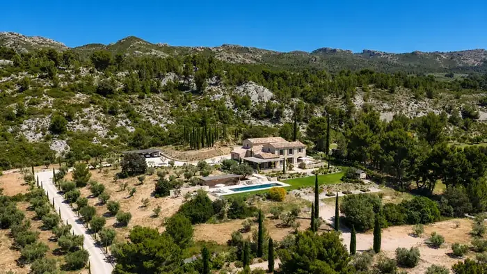 Le domaine vu du ciel